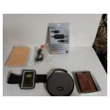 Belkin Transfer Cord. Buck Leather Wallet,  CD