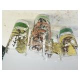 Davy Crockett Glassware