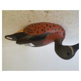 Signed Decoy Duck From Decoy Shop In Maine