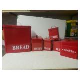 Vintage Metal Canister Set