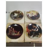 (4) Edwin Knowles Plates In Boxes