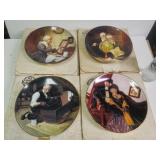 (4) Edwin Knowles Plates W/boxes