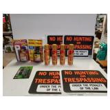 Hunting Scent Bait. No Hunting Or Trespassing