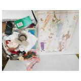 Assorted Doll Cloths, Paper Dress Patterns & More