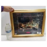 Framed Pittsburgh Steers Night Print - 16×13