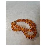 Ladies Amber-colored Double Strand Bracelet -