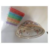 Pill Caddy, Decorative Flower Bowl