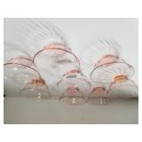 Pink Tinted Dessert Cups