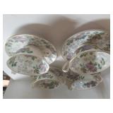 Wedgewood Bone From China Cup & Saucers