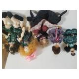 Ragdolls, Wooden Face Dolls, Paper