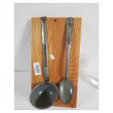 Mounted Ladle & Spoon