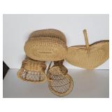 Hand Fan, Small Chairs, Basket
