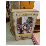 Metal Christmas Fireplace Screen