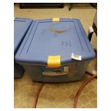 Storage Tote With Contents