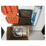 Assorted Drill Bits,  Storm Door Closer & More