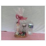 Ballerina and Tealight Holder on Pedestal