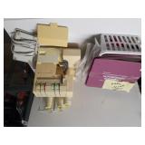 Vintage Hobbylock Sewing Machine With Manual