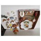 Decorative Wall Plate, Assorted Small Figures