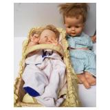 Doll Babies & Doll Basket
