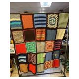 Afghan, Handmade Quilt, & Unfinished Quilt