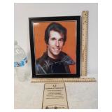 Autographed Print Of Henry Winkler "The Fonz"