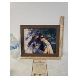 Autographed Print Of Adam West "Batman" & Burt