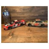 Vintage Bill Elliot & Sterling Marlin Race Cars