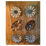 Two Decorative Metal Modern Wall Art