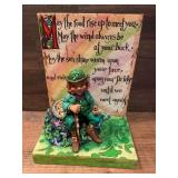 Jim Shore Leprechaun on Pot of Gold