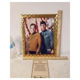 Autographed Print Of William Shatner & Leonard