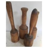 Wooden Mashers(4)