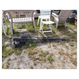 Wrought Iron Tiki Torches Lot