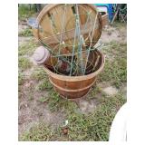 Bushel Basket With Contents