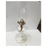 Clear Glass Oil Lamp