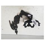 Vintage Cast Iron Oil Lamp Holder