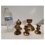 Brass Candle Sticks & Incense Burners