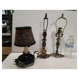 (3) Lamps - (2) Heavy Metal - Need Repair