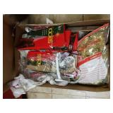 Lot Of Christmas Decor- Tinsel, Garland, Beads &