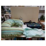 Baby Boppy Pillow Bag And Girls Outfit Size 18 M