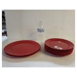 10 Piece Plastic Plates