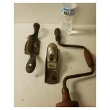 Vintage Stanley Planers And Hand Drill