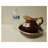Vintage McCoy Wash Pitcher And Bowl
