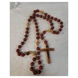 Wooden Bead Rosary - 3