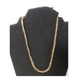 Ladies Tri-colored Braided Necklace