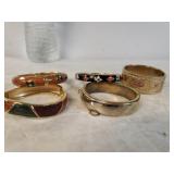(5) Ladies Bangle Bracelets