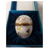 Bilston & Battersea Enamels Trinket Egg Box
