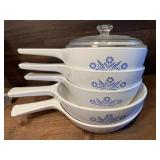 5 Corning Ware Sauce Pans