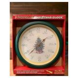Musical Christmas Clock