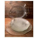 Set of Vintage Arcoroc France Fish Plates