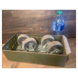 4 Casters & Metal Box